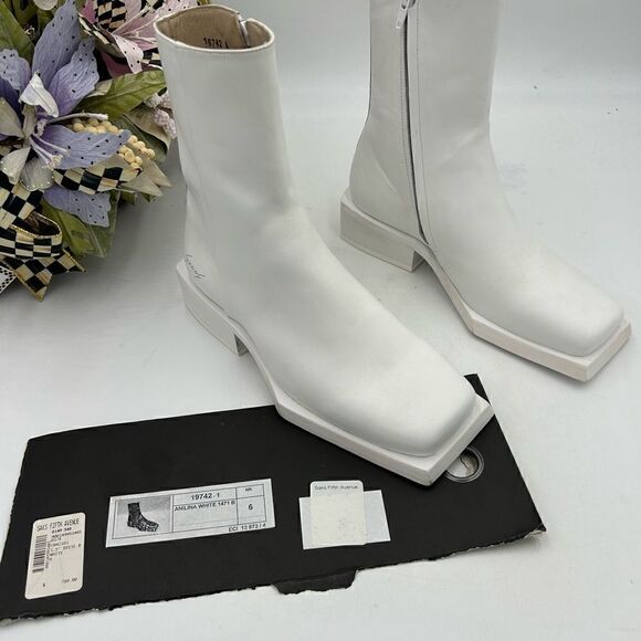 Men’s Sunni Sunni block heel leather boots size 6, made in Portugal main image 6